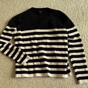 Black and Tan Striped Sweater